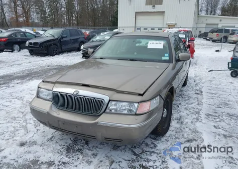 2002 Mercury Grand Marquis Gs from USA, damaged, VIN 2MEFM74W62X607335